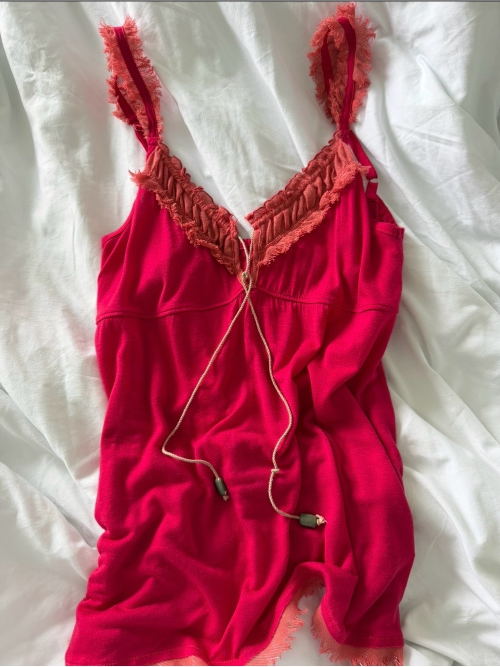 Tularosa Lace Trim Cami Tank Top
